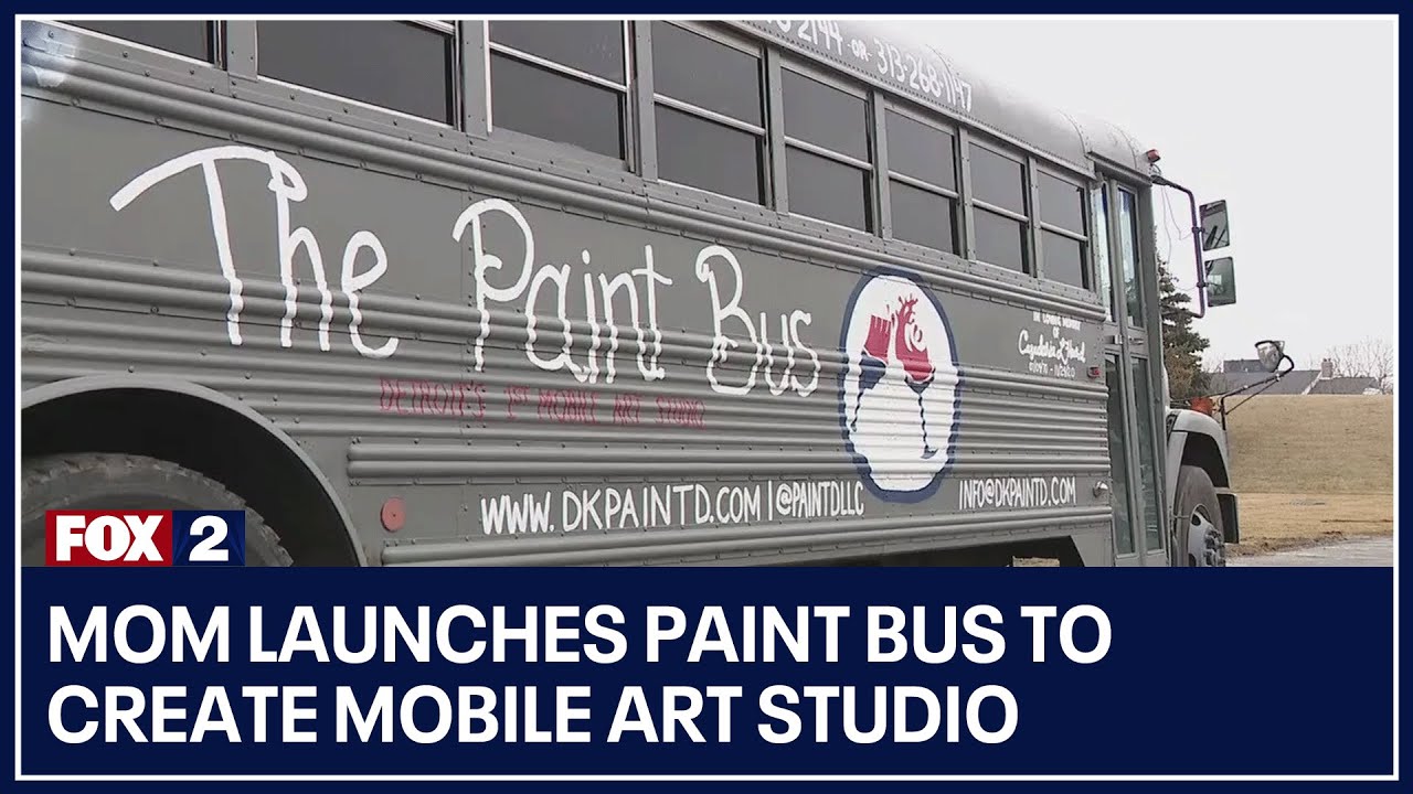 Detroit girl with a vision: mom launches Paint Bus to create mobile art studio