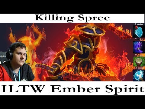 ILTW Ember Spirit | Killing Spree | OG vs KABAN | Dota 2 |Patch 7.21 | Pro Gameplay