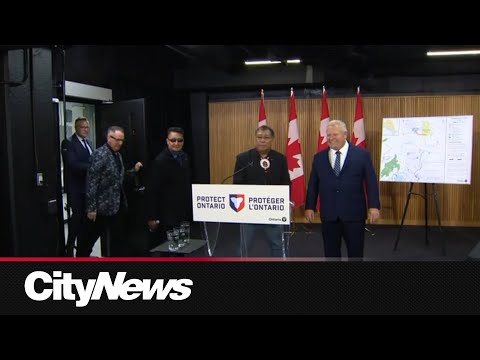 Ford government signs $40M deal to fast-track construction of road to Ring of Fire