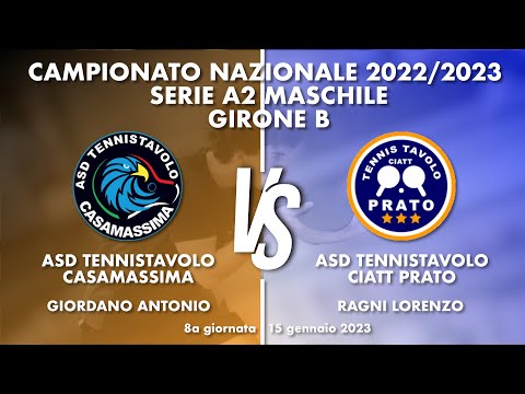 GIORDANO A. vs RAGNI L. | TENNISTAVOLO CASAMASSIMA - CIATT PRATO