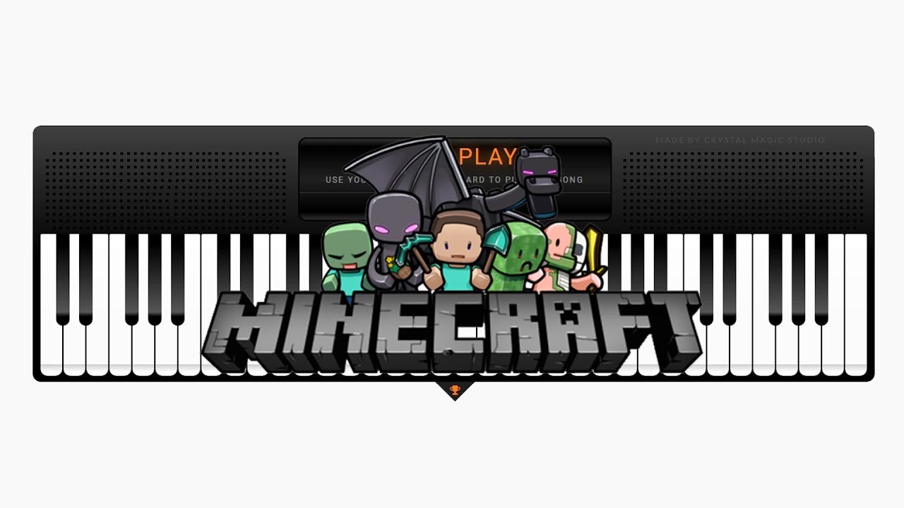 Minecraft Calm 1 Virtual Piano Sheets