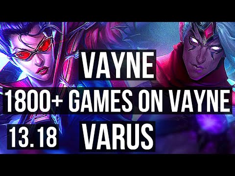 VAYNE & Zilean vs VARUS & Karma (ADC) | 2.5M mastery, 1800+ games, 4/2/15 | NA Challenger | 13.18