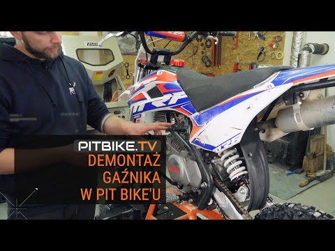 Demontaż gaźnika w pit bike - pitbike.tv