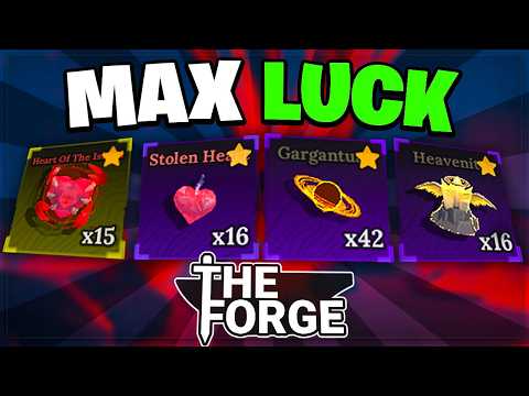 I Used MAX LUCK In The Forge & I GOT...