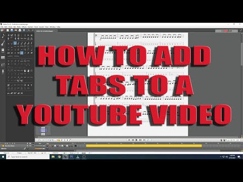 How I Add TABS to my YOUTUBE videos.