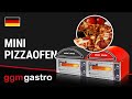 Mini forno elettrico per pizza - 1x 34cm - Manuale - Schwarz