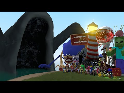 SEA EATER VS ALL MONSTERS (Garry's Mod)