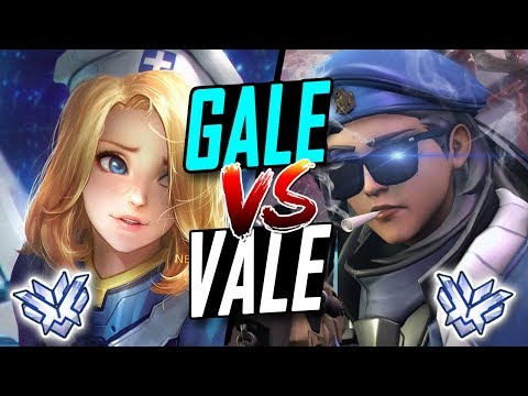 GALE RANK #1 ANA VS VALE MERCY GOD! WHO'S BEST? [ OVERWATCH SEASON 6 TOP 500 ]
