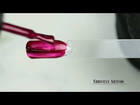 Ημιμόνιμο Βερνίκι Νυχιών Garnet Glamour Νο 232 Μπορντό Glitter 10ml