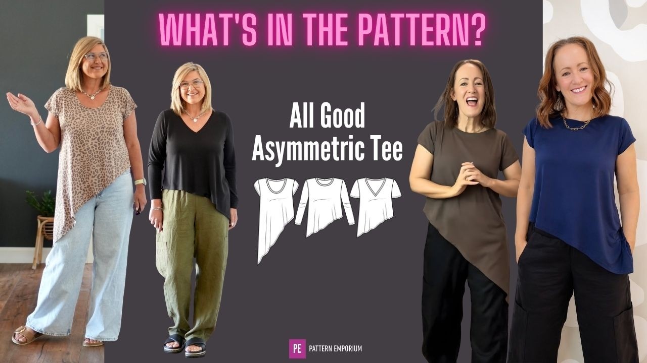 What's In The Pattern | All Good Asymmetric Tee