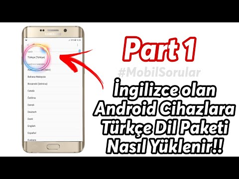 Samsung Telefonlara Türkçe dil paketi yükleme Rootsuz Programsız