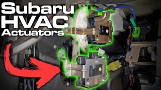 Fix That Annoying Noise In Your Subaru's Dashboard! 05-09 Outback/Legacy HVAC Actuators!