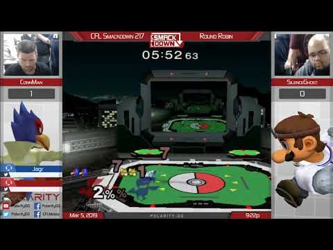 CFL Smackdown 217 Melee - ConnMan (Falco) vs SilenceGhost (Dr. Mario, Fox) - Round Robin