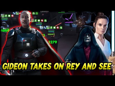Moff Gideon Slaps Around Rey and Emperor! Get the Moff G11 RIGHT NOW | SWGoH