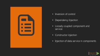 Download the video "Web Dev with Ang 2 & Bootstrap : Dependency Injection & Inversion of Control Patterns | packtpub.com"