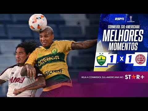 Gols e lances de Cuiabá x Lanús
