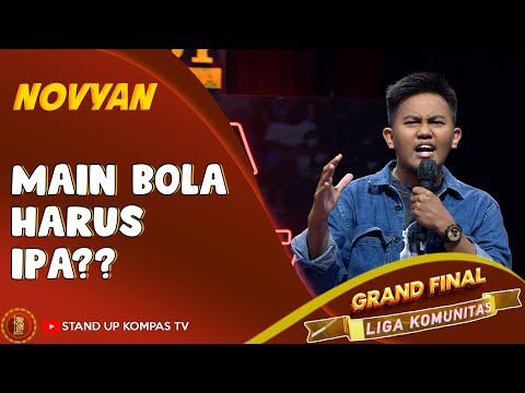Stand Up Comedy Novyan: Gak Bisa Main Bola Karena Anak IPS | FINAL SUCI LIGA KOMUNITAS