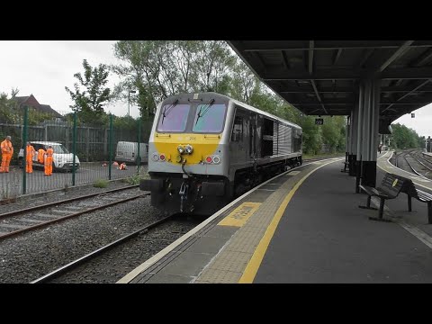 113 & 206 On light engine movements at Whiteabbey & Belfast Central / Lanyon Place.