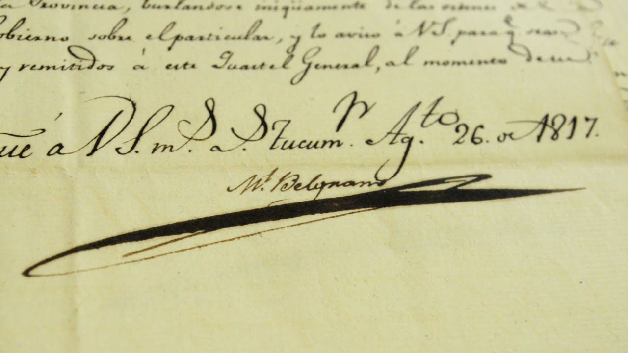 Belgrano y sus vínculos con Córdoba: las cartas que conserva el Archivo Histórico de la Provincia