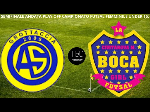GROTTACCIA VS BOCA GIRL 2-4 ( SEMIFINALE PLAY OFF ANDATA CAMPIONATO FUTSAL UNDER 15 )