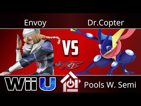 KiT 2018 - Envoy (Sheik) vs Dr.Copter (Greninja) - Smash 4 Pools W. Semi