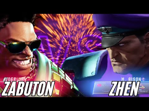 Zabuton Deejay vs Bison Zhen Legend Rank SF6 Action!