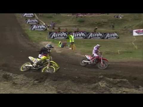 MXGP of Czech Republic 2013 - Strijbos Overtakes de Dycker - Motocross