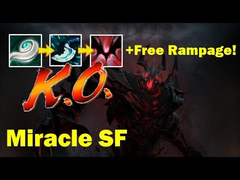 Miracle Shadow Fiend Highlights Dota 2 (+Free Rampage)