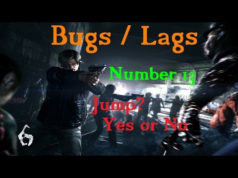 Resident Evil 6 PC - Bug / Lag - Number 13 - Jump? Yes or no?!