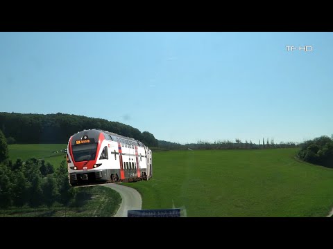 Zug Mitfahrt Uster-Schaffhausen , Rafz-Lottstetten , Train ride, Viagem de trem