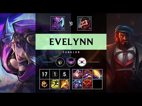 Evelynn Jungle vs Graves - KR Master Patch 25.21