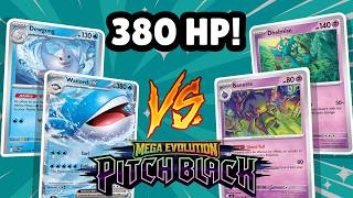 Wailord ex W/ Dewgong VS Ghost Veil Dhelmise/Sinistcha | Pitch Black | Pokemon TCG