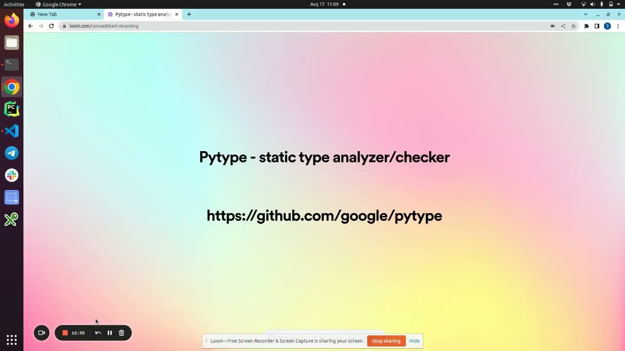Python static type checker/analyzer - Pytype