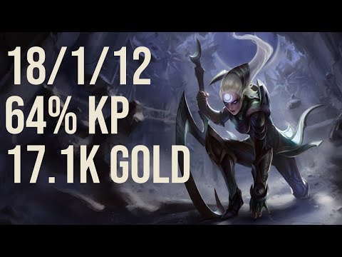 xiaohaoo Diana Jungle vs Lillia KR 11.14 Challenger Replay