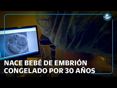 El bebé más viejo del mundo: nace desde embrión congelado desde 1994 | 24 Horas TVN Chile