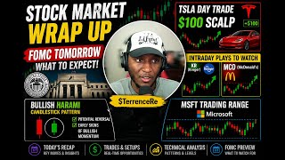 📊 Stock Market Wrap Up | FOMC Preview, TSLA Trade, KR & MCD Setups #trading #stockmarket #investing