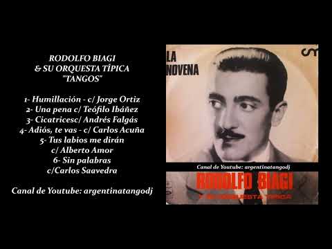 RODOLFO BIAGI: SU ORQUESTA & CANTORES (JORGE ORTIZ. ANDRÉS FALGÁS, TEÓFILO IBAÑÉZ & OTROS)