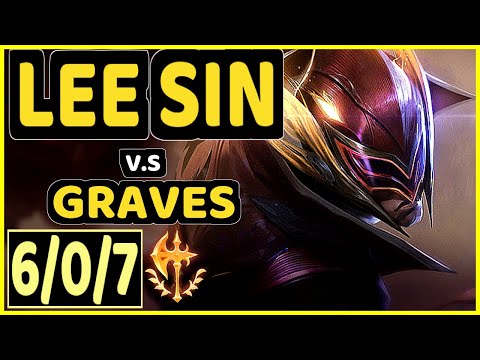 REVOLTA (LEE SIN) vs GRAVES - 6/0/7 KDA JUNGLE CHALLENGER GAMEPLAY - BR