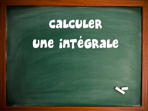 Exemple de calcul d'une intégrale