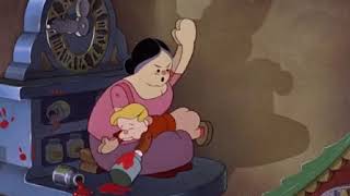 [GIF] Pinocchio Spanking Animation Geppetto's Clock 🤣⏲