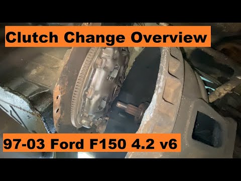 How to Change Clutch Ford F150 4.2 V6 4x4 97 98 99 00 01 02 03 1997 1998 1999 2000 2001 2002 2003