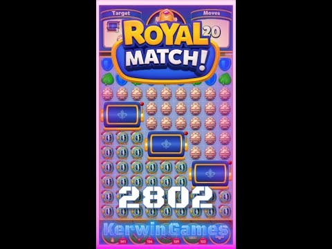 Royal Match Level 2802 - No Boosters Gameplay