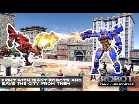 Helicopter Transform War Robot Hero | By Back Street Studios | Android Gameplay | Walkthrough