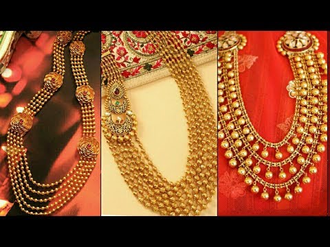Latest antique gold necklace collections