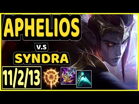 ROUTE (APHELIOS) vs SYNDRA - 11/2/13 KDA BOTTOM ADC CHALLENGER GAMEPLAY - KR