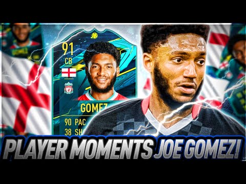 PLAYER MOMENTS SBC JOE GOMEZ (91) PLAYER REVIEW! FIFA 21 ULTIMATE TEAM!