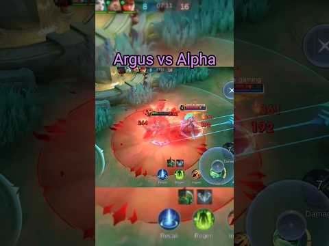 Argus vs Alpha fight # moba legends game play 🥶👍👍