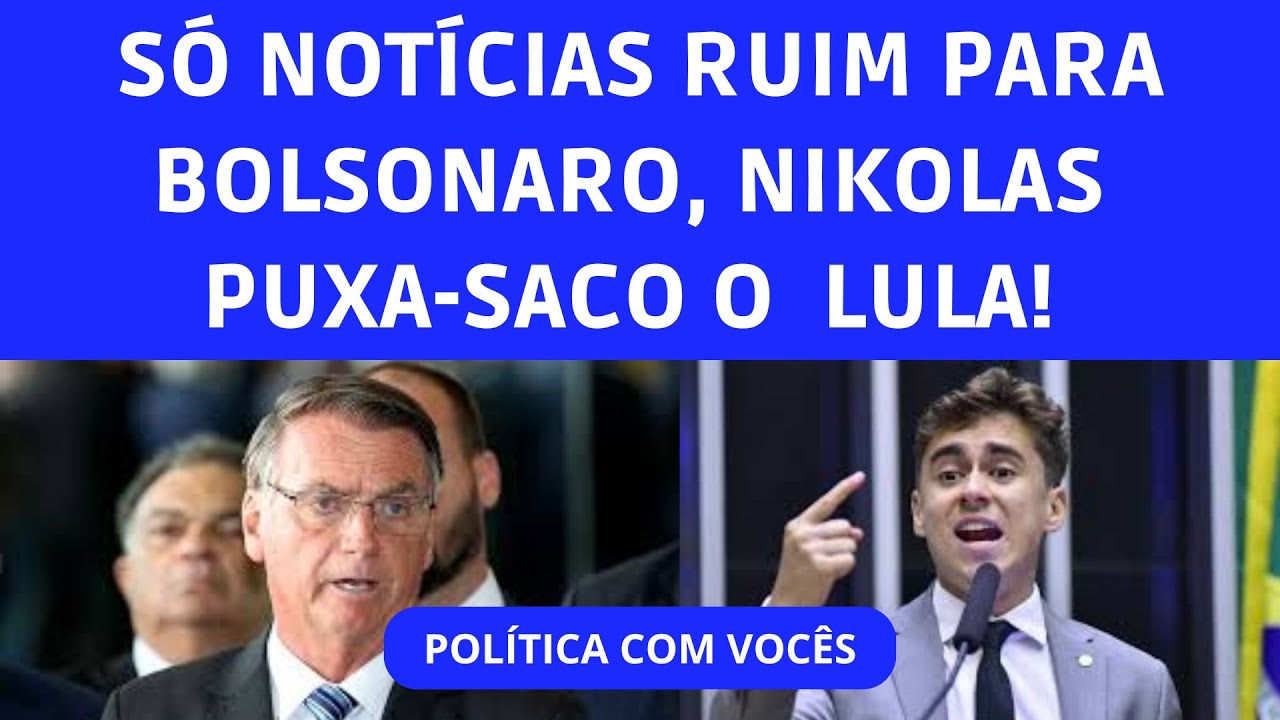TEMPO FECHA PARA BOLSONARO | NIKOLAS FERREIRA ELOGIA LULA, SAI PRA LÁ COISA RUIM!