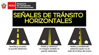 Señales de Tránsito Horizontales y su Significado - El Taxista Trujillano