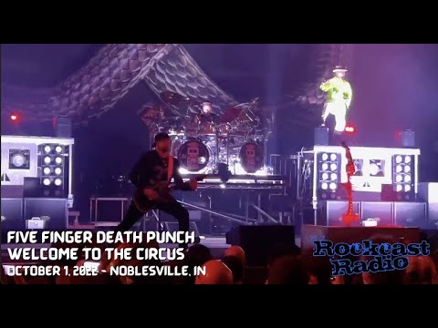 Five Finger Death Punch "Welcome To The Circus" October 1, 2022 in Noblesville, Indiana